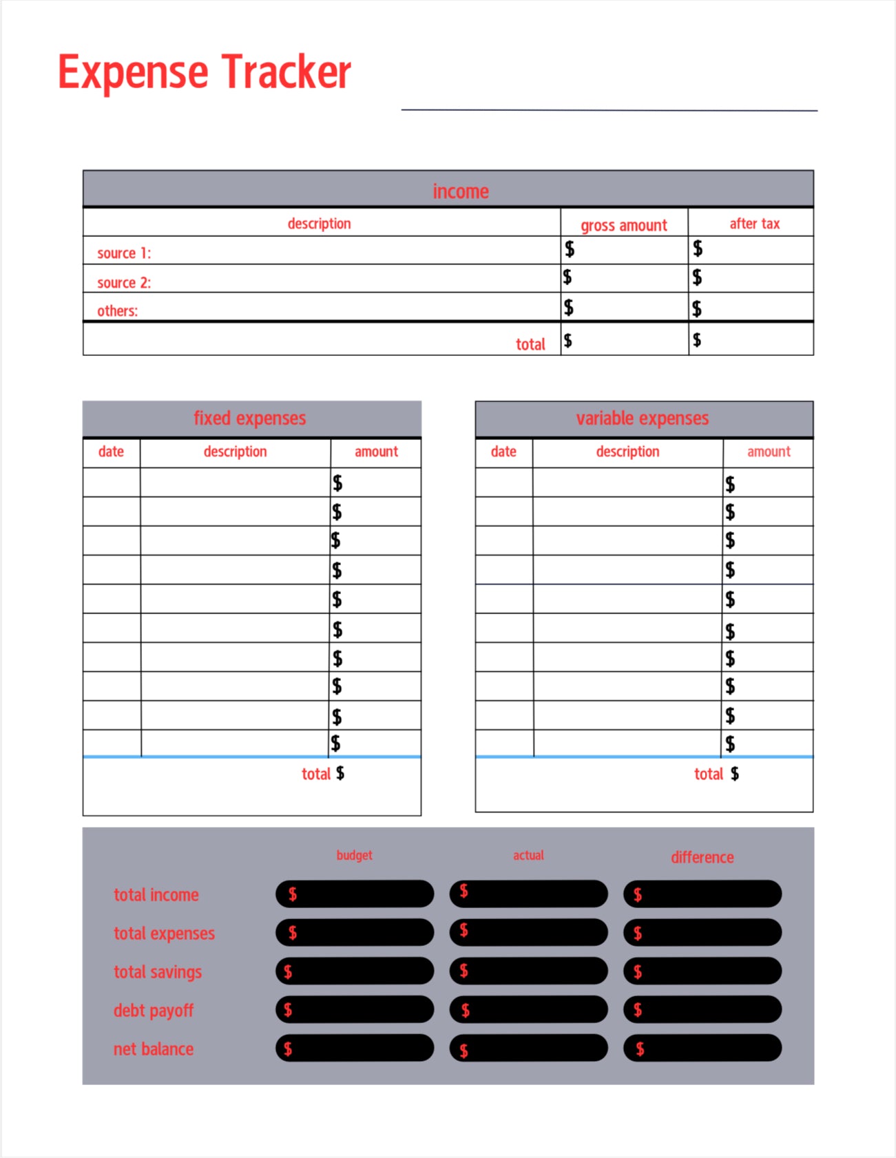 Budget Planner